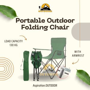 Folding Chair Armrest Camping Picnic Portable Outdoor Folding Chair Leisure Picnic Beach Chair