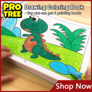 Protree Secret Garden Mandala Coloring Book for Adult painting Pressure-relief kids big Coloring book