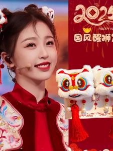 Celebrity Snake Year Hair Accessory New Year Lion Dance Womens Side Tassel Festive High-End Headwear YZY Chinese Zodiac Ornament