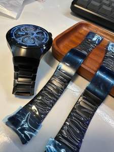 Dây titan Huawei Watch 5 (không khoảng cách có ảnh và video)