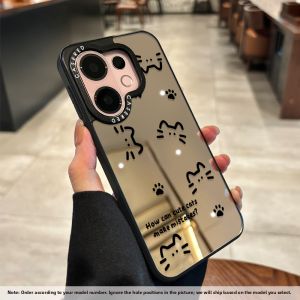 NAZHIMING | Multi-model VIVO Compatible Cat Claw Mirror Cartoon Cute Anti-shock Case for Women