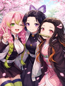 Kayou | Anime D-Demon S-Slayer Characters Jigsaw Puzzles 500/1000/1200/2000PCS Wall Decor for Living Room Bedroom Perfect Gift No Frame