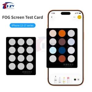 Bộ Dụng Cụ Sửa Chữa Điện Thoại Đơn Sắc Cao Su Không Cần Tháo Rời Sửa Chữa Nhanh Thẻ Kiểm Tra Màn Hình HZY FOG Touchstone Dành Cho iPhone 12-17 Series