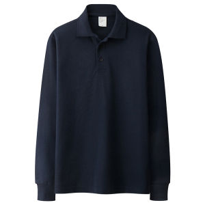Spordela | Cotton Business Leisure Long Sleeve Polo Shirt