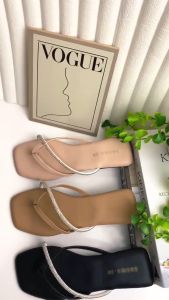 Sandal Wanita Kekinian Terbaru Viral Jepit | Sendal Selop Cewek Flat Teplek Elegan Alas Busa Empuk | Sendal Rumah Cantik Kasual