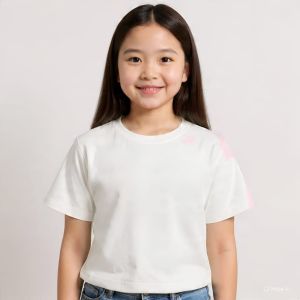 CAUAPPAREL 12.12 Mega Sale Diskon T-SHIRT CROP KAOS ANAK PEREMPUAN BERKUALITAS PREMIUM USIA 1-11 TAHUN