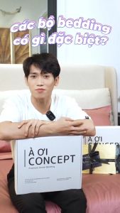 Combo 3 Món Lụa Tencel Ga Giường  1m6x2m 1m8x2m và 2 vỏ gối nằm À Ơi Concept cao cấp Hàn Quốc nhiều màu