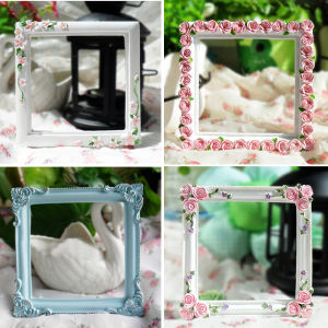 Modern Minimalist 3D Resin Switch Sticker European Creative Small Frame Wall Sticker Protective Cover Wall Decoration for Socket