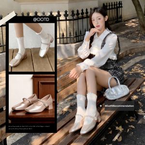 Josiny | Peep Toe Mary Jane Wedding Pumps