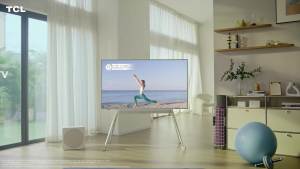 TCL Frame TV QLED 4K ขนาด 75 นิ้ว รุ่น 75A300 PRO ระบบปฏิบัติการ Google/Netflix & Youtube & MEMC 120Hz AI Art ดีไซน์กรอบรูป พร้อมขาตั้งแบบล้อเลื่อน ชุดลำโพง Bang & OlufsenDolby VisionFreesync [ผ่อน 0% นาน 10 เดือน]