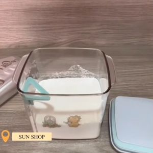 ANKOU กล่องเก็บนมผงสูญญากาศ  กล่องสูญญากาศ กล่องอเนกประสงค์ ใส่ของแห้ง