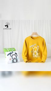 Áo nỉ bé trai AKL 24-45kg áo thu đông bé trai Quảng Châu phong cách Hàn Quốc