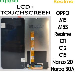 LCD+ TOUCHSCREEN OPPO A15/A15S/REALME C11/C12/C15 2020/NARZO 20/30A ORI SUPER FULLSET