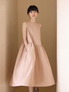 hacikis | Youthful Pretty Skin-Showing Loose Dress