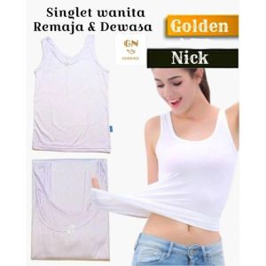 TANGTOP GOLDEN NICK At48-At50-At51 | Tengtop Wanita | Singlet Cewek Golden Nick | Tengtop Cewek | Atasan Wanita Lembut | MOMS CAREFAMS