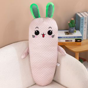 Đồ Chơi Gối Búp Bê Thỏ Cà Rốt Bằng Lụa Băng Mềm Mại Thoải Mái Cho Giấc Ngủ Bên Cạnh Tặng Bạn Gái Đồ Chơi Búp Bê Gối
