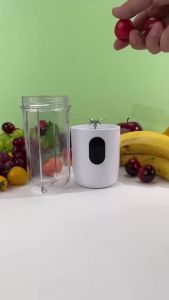 Máy Xay Sinh Tố Cầm Tay 500ML Có Thể Sạc Lại Máy Ép Trái Cây Không Dây Có Nắp Đậy 16 Lưỡi Dao Bằng Thép Không Gỉ Máy Làm Sinh Tố USB Cho Rau Củ Quả