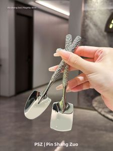 PINSHANGZUO | Muỗng Sáng Tạo Inox cho Tráng Miệng
