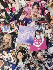 Aespa Girl Group Stickers Waterproof Decorative Stickers for Luggage And Mobile Phones High Aesthetic Value DIY Decoration