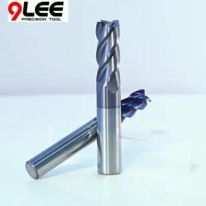 HRC63 Milling Cutter Carbide End Mills CNC Cutting Tools Corner Radius End Mill High Feed Milling Cutter