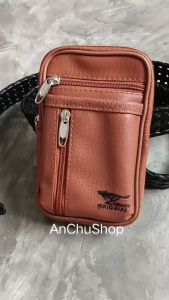 นิ้วคุณสมบัติของคู่กับเรา ซองหนังใส่มือถือแบบคาดเข็มขัด กระเป๋าคาดเอว พร้อมส่ง