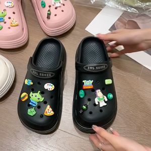 Sendal Selop Jelly Wanita Sendal Kodok Karet Fashion Terbaru Motif Karakter Empuk Nyaman Indoor Outdoor/sandal fuji viral Kekinian/sandal baim toy story HSN128 - Starlight