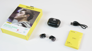 Awei TZ16 OWS Clip On Bluetooth Earphones Dynamic Spatial Sound Heavy Bass Wireless Earbuds with Mic 20H Playtime