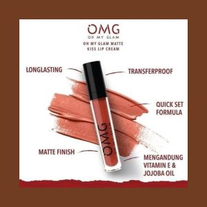 OMG Oh My Glam Matte Kiss Lip Cream New Edition Lipstik Lipstick