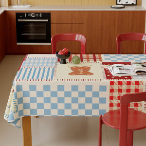 Bàn Ăn Chống Dầu Chống Thấm Nước Không Cần Giặt Đệm Bàn Trang Trí Không Cần Giặt Chất Liệu Cotton Bàn Trà Túi Đựng Đồ Dùng Gia Đình