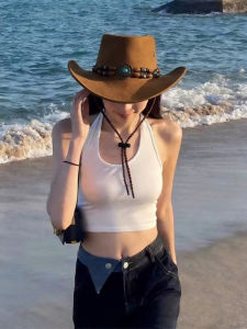 Cgediao | Sun Protection Retro Cowboy Hat