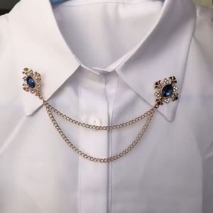 Pin Bros Jas Rantai & Pin Kerah Kemeja Rantai: Rumbai Lapel Pin Bros Jas Rantai & Pin Kerah Kemeja