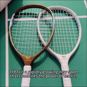 YODIMAN Original Genuine TYPTI Racket 100% Full Carbon 22in 260g – Ultra Light Power Professional Grade Complete Set with Bag Foam Ball & Overgrip Quiet Play for All Ages