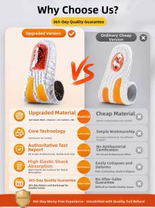 ZHIHAOEN | Shoe Insoles Cushioning Anti Fatigue Sports Running Basketball