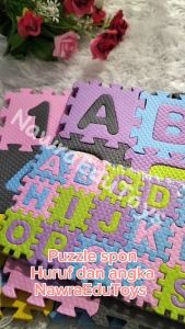 PUZZLE SPON huruf dan angka