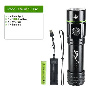 38000000LM Powerful Diving Flashlight IPX8 Underwater Lamp Professional Scuba Diving Torch 800M High Power LED Flashlights 18650