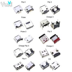YuXi 2pcs Micro USB & Type C Socket For JBL Charge Flip 5 4 3 Pulse 2 E3 Bluetooth Speaker Charging Port Connector Dock Plug