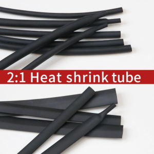 MW 5 Meters 8mm Black Heat Shrinkable Tube – Heavy-Duty Wire Cover for Repair Insulation & Safety