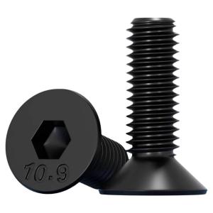 TIANZHUOJINSHU | Grade 10.9 Flat Head Hex Screw
