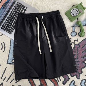 Ice Silk Thin Workwear Shorts Mens Summer Quick Dry Loose Straight Casual Sports Five-Quarter Pants Fashionable American Brand