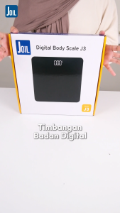 Joil Timbangan Badan Digital Body Scale Tempered Glass Satuan kg/lb Auto Calibration - J3