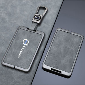 2025 Volvo Em90 Key Cover Ex30 Car Special Nfc Card Sensing Card Holder Shell Snap for Men And Women Simple Zinc Alloy Car Key Bag