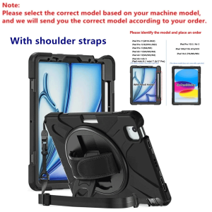 LFOIQN Shockproof Case for iPad 10th A16 11th Air 11 13 Inch M2 M3 M4 Air 4 5 6 Funda iPad Pro 11 12.9 13 M4 M5 Mini 6 7 Cover