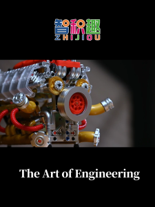 Electric V8 Engine Moc Building Block Toys Ferrari SP3 Tech Mechanical Puzzle 3D Model Toy for Boys