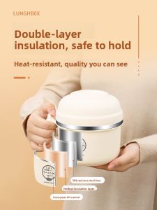 YOULUNMEI | Portable Stainless Steel Lunch Box