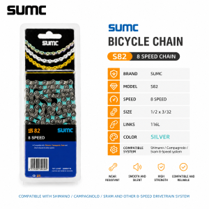 SUMC | Modified Colorful Bike Chain 8/9/10 Speed for Brompton & Dahon Folding Bicycle