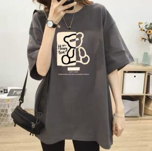 Loose Cotton T-Shirt Womens Summer New Style Cover Butt European Goods Pure Cotton Mid-Length Sleeveless round Neck Top