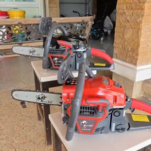 รุ่นใหม่ ปี 2025 เลื่อยยนต์ เลื่อยตัดไม้ เครื่องเลื่อยไม้ เลื่อยกระทิงดำ กระทิงดำ5800 ของแท้