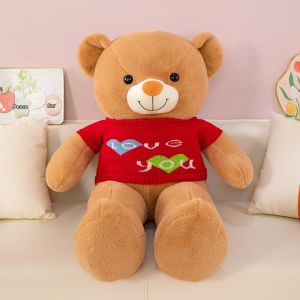 GUAIBUDIAN | Pink Heart Teddy Bear Romantic Valentines Gift