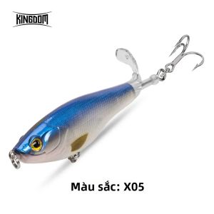 Kingdom | Mồi Câu Giả Dạng Bút Chì Kingdom Topwater Propeller 90mm 11g 110mm 17g Mồi Cứng Mồi Nổi Mồi Popper Mồi Whopper Plopper Dành Cho Câu Cá Bass Cá Pike