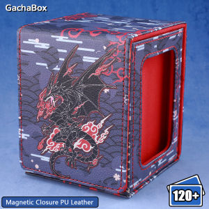 ​Infinite Potential TCG Card Case Red Eyes Black Dragon Theme 120+ Large Capacity Storage Deck Box for PTCG YGO TCGMTG Cards